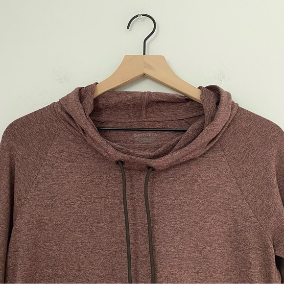 Athleta Uptempo Hoodie Walnut Brown Hearth Rose - Picture 4 of 10